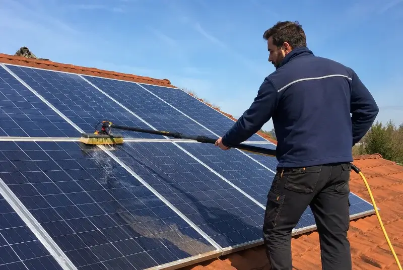 Nettoyage et entretien de panneaux solaires aux Côtes-d'Arey